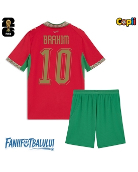 Maroc Brahim Diaz #10 Echipament de Fotbal Replică Mondial 2026 Copii Acasa (+ Șorturi)